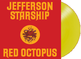 Jefferson Starship - 1975 Red Octopus - Yellow vinyl LP  - 280 kr.